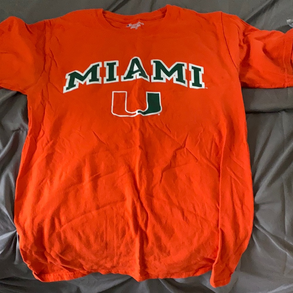 University of Miami champion tshirt